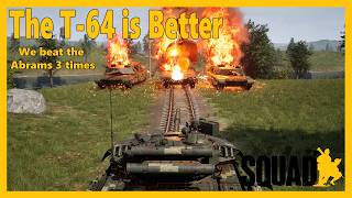 T-64 Dominates Infantry and Armor Alike | Squad Gameplay