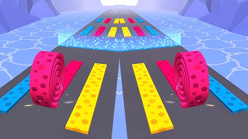Spiral Run 3D! 🟣🟣🌈🌈All Levels Gameplay Walkthrough Android, iOS