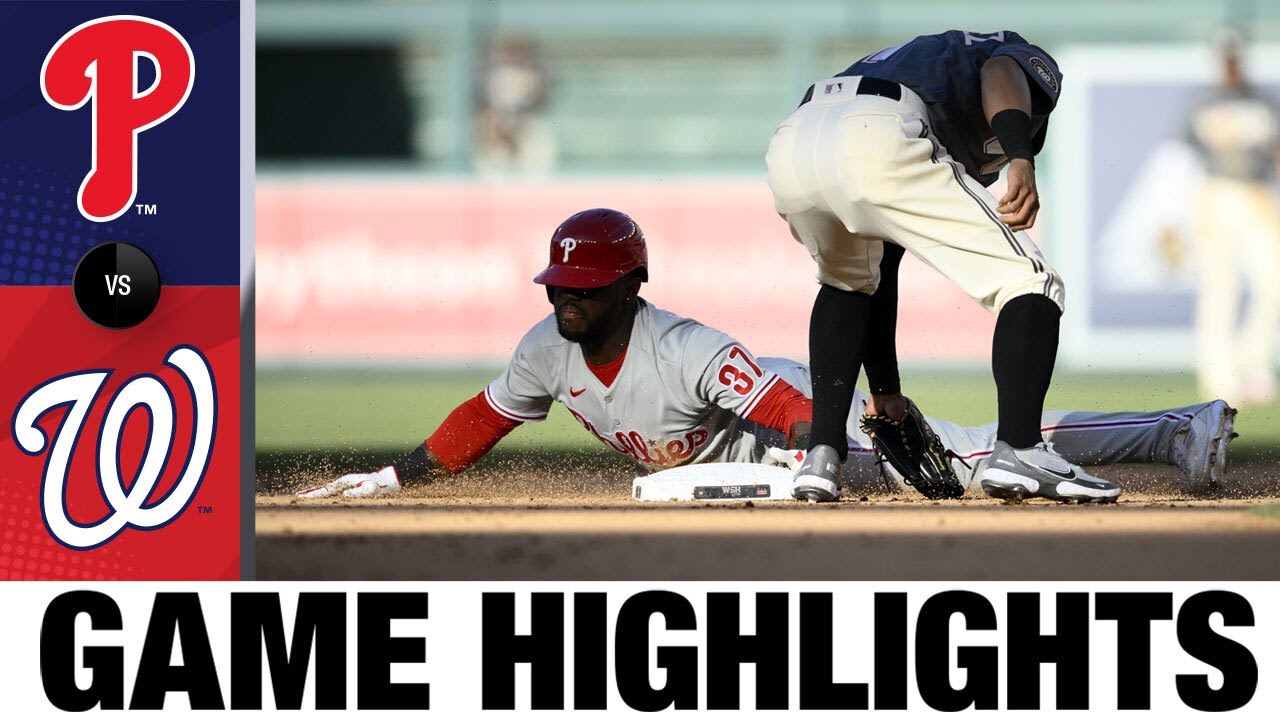 Phillies vs. Nationals Game Highlights (6/18/22) | MLB Highlights - YouTube