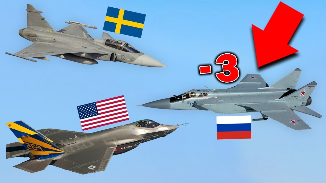 NATO Waited for Russian Jets to Cross Border—Then F-35-A Lightnings Meet MiG‑31 Foxhounds