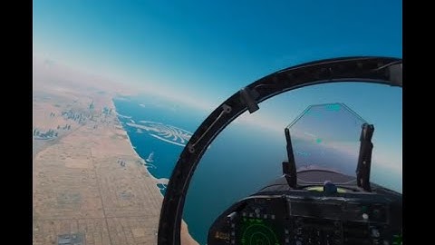 Taking off on an F/A-18C over Dubai (DCS World on VR, with the Oculus Quest)