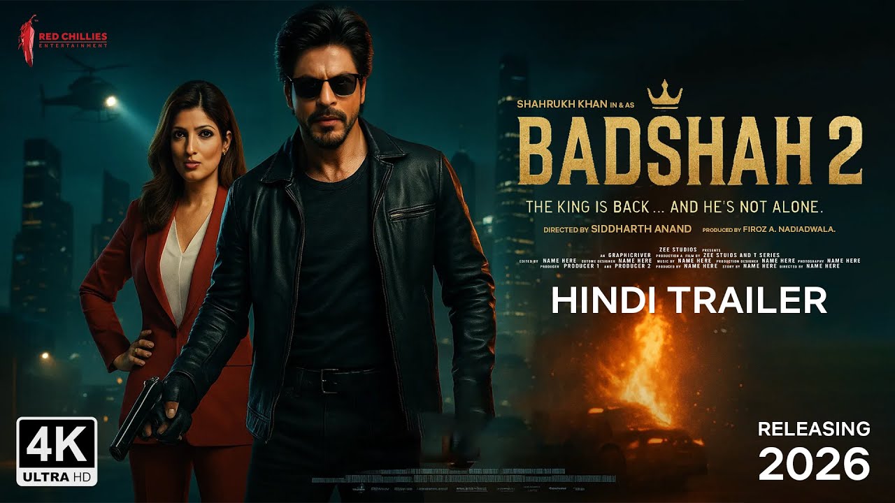 Badshah 2 : Official Trailer | Shahrukh Khan, Twinkle Khanna | New ...