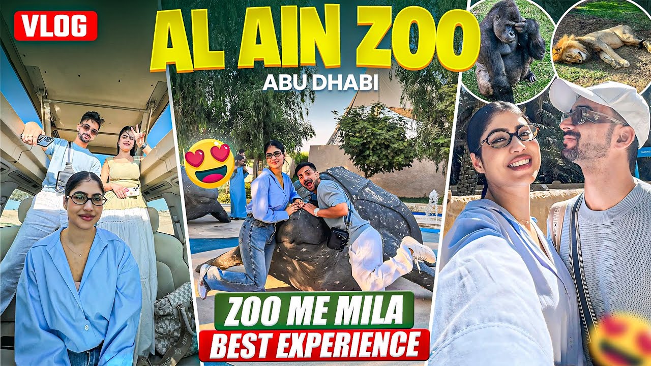 Abu Dhabi zoo me dekha rare Rhino