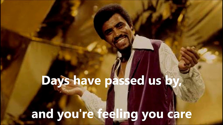 Jimmy ruffin ive passed this way before lyrics