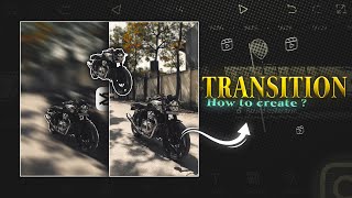 Bike video TRANSITION in Capcut | Tutorial | Edit with bk