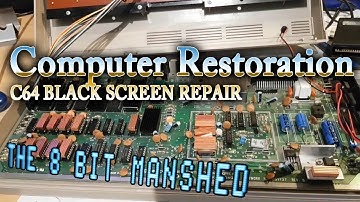 Commodore 64 Restoration - Black Screen repair