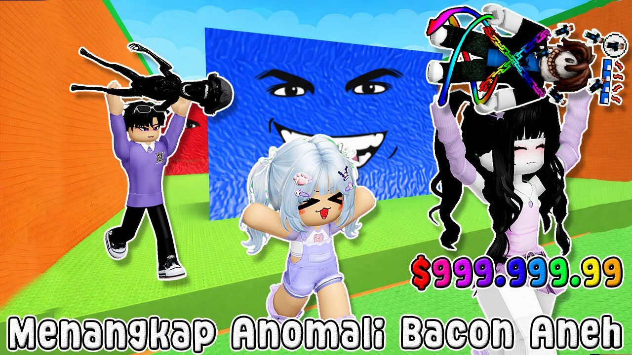 MAMI NANGKEP ANOMALI BACON ANEH YG GANGGUIN BIBI | Escape Tsunami For Brainrots!