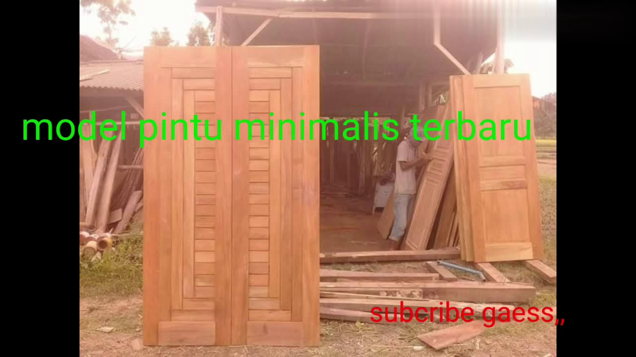 Model pintu  minimalis  terbaru  YouTube