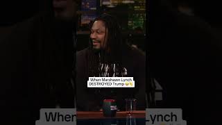 When Marshawn Lynch COOKED Trump #marshawnlynch #trump #democrat