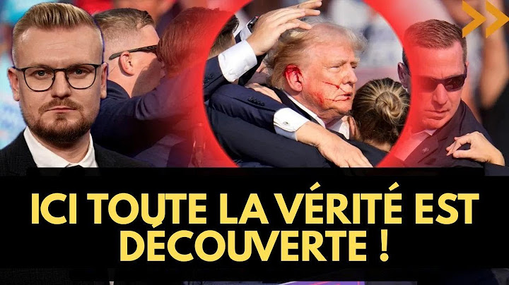 Trump dans de beaux draps : Les VRAIS détails de l'attentat contre Trump révélés !