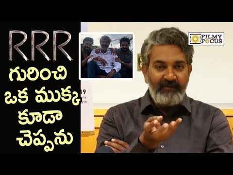 SS Rajamouli Shocking Answer when asked about RRR Movie || Ram Charan, NTR - Filmyfocus.com