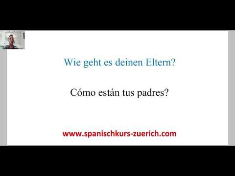 Video: Wie geht es deinen Eltern oder wie geht es deinen Eltern?