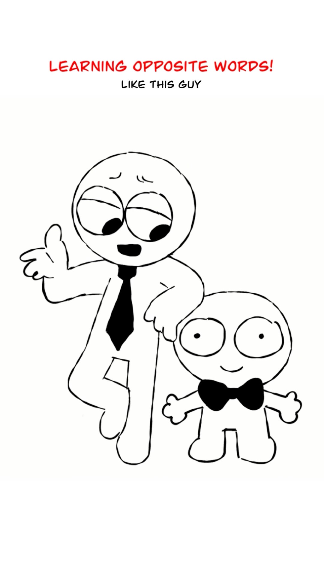 Opposite Words! ? (Animation Meme) Anim: Johnes0Art #shorts