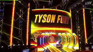 Tyson Fury 2nd WWE Entrance - WWE Announcement
