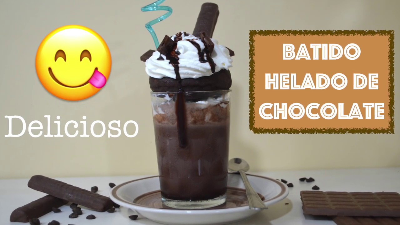 BATIDO de CHOCOLATE con HELADO en 30 segundos 🍨🍫