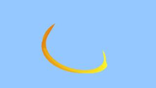 Autumnal Colour Leaf Swoop Animation from Lissajous 3D