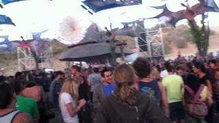 Ozora 2012 Main stage. Atmos - Twin Reaction