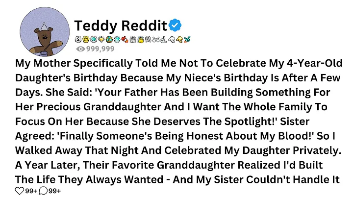 My Mother Specifically Told Me Not To Celebrate My 4-Year-Old Daughter's Birthda......