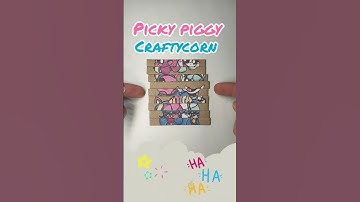 Craftycorn Picky piggy Puzzle Smiling critters poppy playtime 34 art #smilingcritters #craftycorn