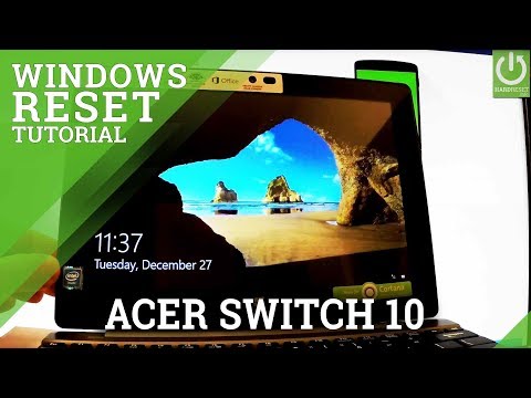 How to Restore Apps & Settings in ACER Switch 10 - Reset Windows
