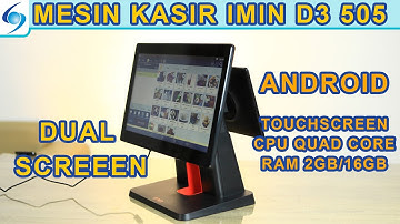 Mesin Kasir Android Touchscreen Dual Screen Imin D3-505