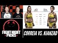 UFC Fight Night: Bethe Correia vs. Pannie Kianzad Prediction