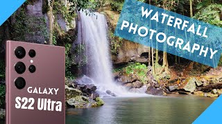 Samsung S22 Ultra long exposure photography. Photographing smooth waterfalls. screenshot 5