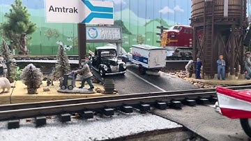 Watching G scale trains!