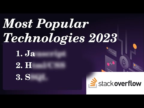 Most popular technologies for 2023 | Stack OverFlow Developer survey Discuss