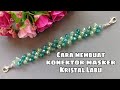 Cara Membuat Konektor Masker Kristal Labu - DIY Simple Face Mask Connector Tutorial