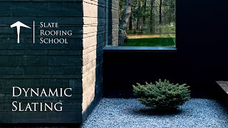 Dynamic Slate Facade / Random Slating - Installation Principle
