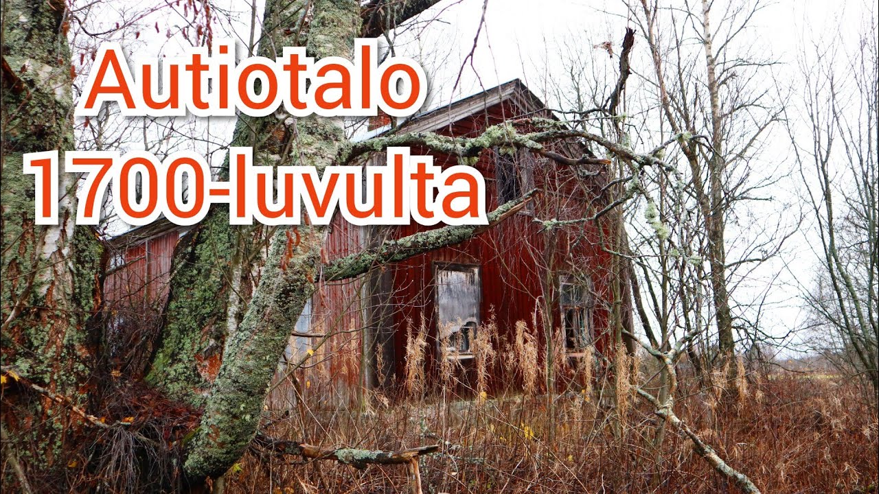 300 vuotta vanha komea hirsitalo