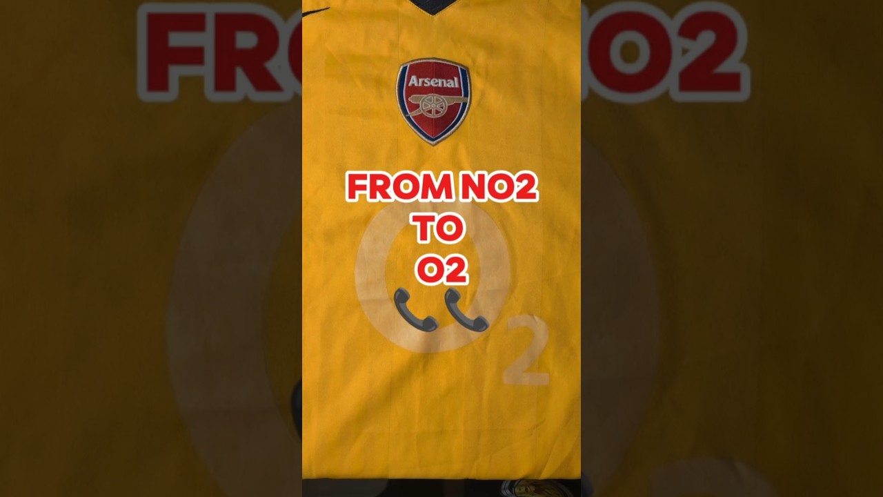 Arsenal Away Shirt Restoration: O2 Sponsor Perfectly Repaired!