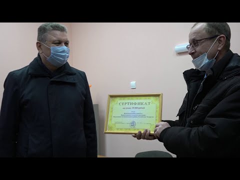 Алмаз Ахметшин посетил социальные объекты д.Бурметьево