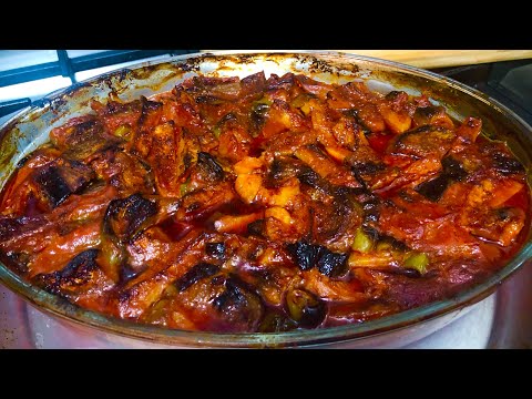 مسقعة بدون قلي وطعمها روعة من مطبخ أم مرام سوسو