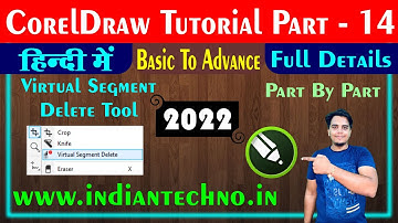 CorelDRAW Virtual Segment Delete Tool all option in CorelDRAW in hindi | Part 14 #14