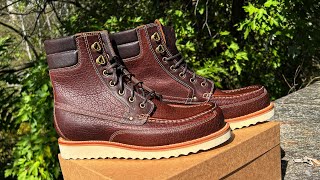 FULL OVERVIEW of the Grant Stone Field Boot in WALNUT BISON