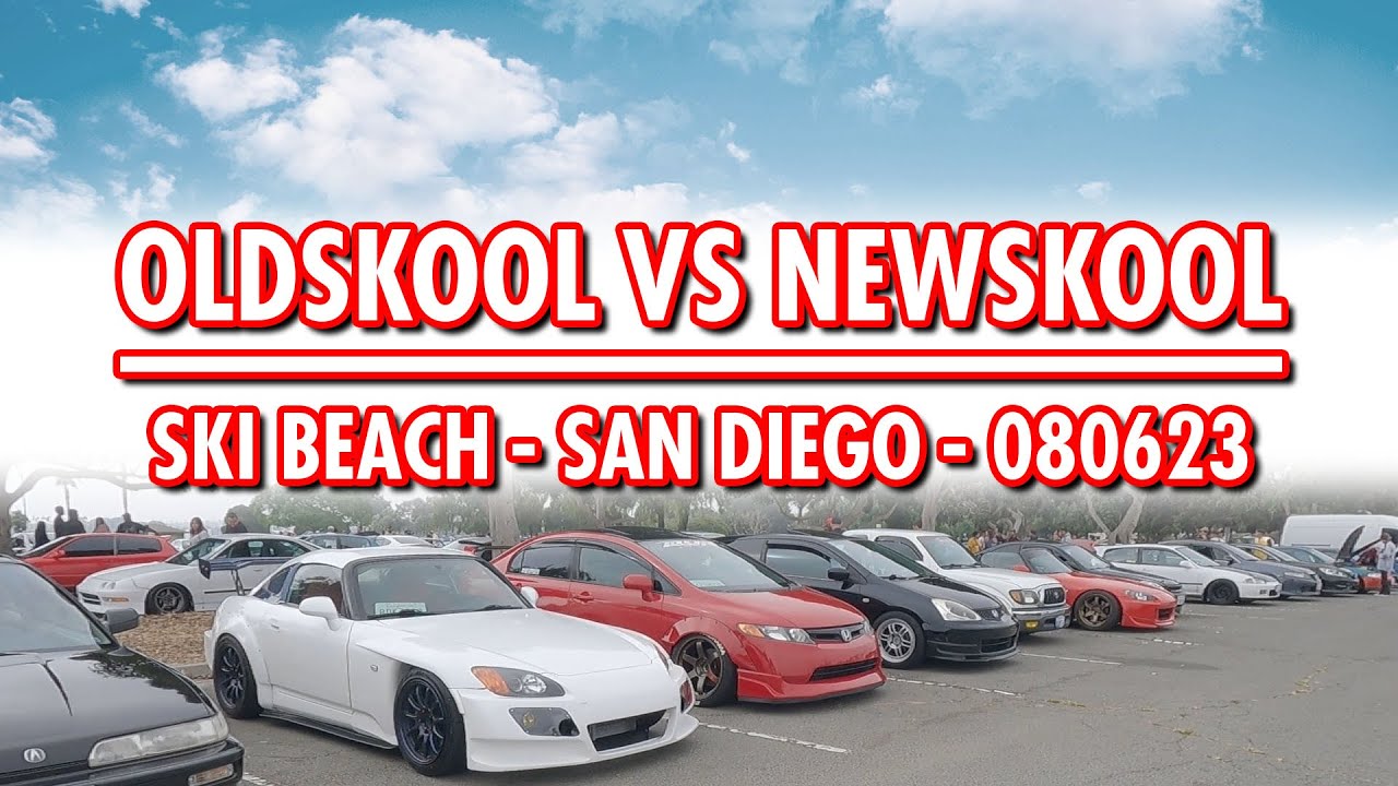 Honda Oldskool Vs NewSkool Meet - Ski Beach, San Diego 080623 [E136]