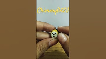 chimmy (bt21) from clay #clay #clayart #diy #bt21 #jimin #bts #youtubeshorts  #chimmy #tutorial
