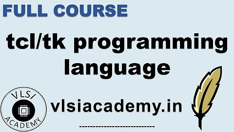 VLSI- tcl scripting - YouTube