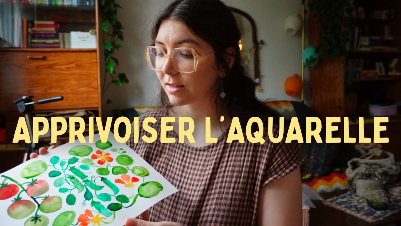 comment j'utilise les aquarelles ✹ peinture lentement avec moi
