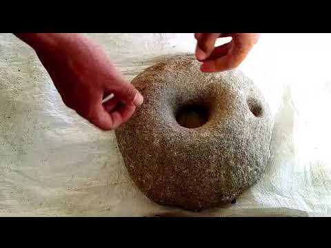 الرحى التي تساوي ثروة رحى سوداء قديمة للبيع مع تجربة المغناطيس