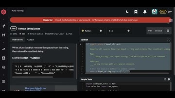 Codewars | Remove String Spaces | Python 8 kyu