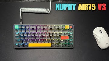 NuPhy Air75 V3 Unboxing | Red Nano Switch Sound Test
