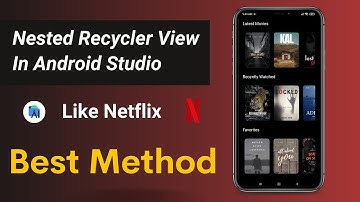Nested Recyclerview in android studio | Nested recyclerview android example | Nested recyclerview