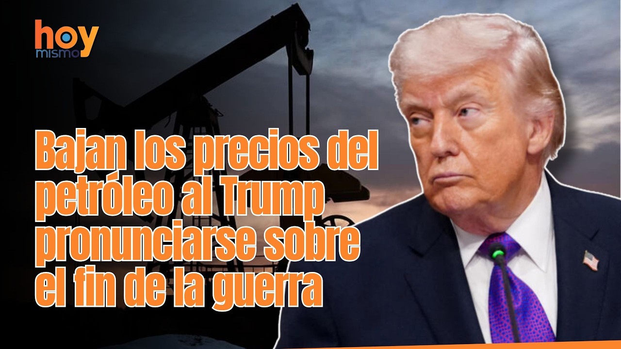 Bajan los precios del petróleo al Trump pronunciarse sobre el fin de la guerra