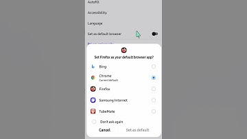 How To Set Firefox as Your Default Browser on Android #firefoxbrowser #firefox #tutorial