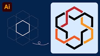 How to Create Geometric Logos in Adobe Illustrator | Step-by-Step Guide | Dot Dzinr