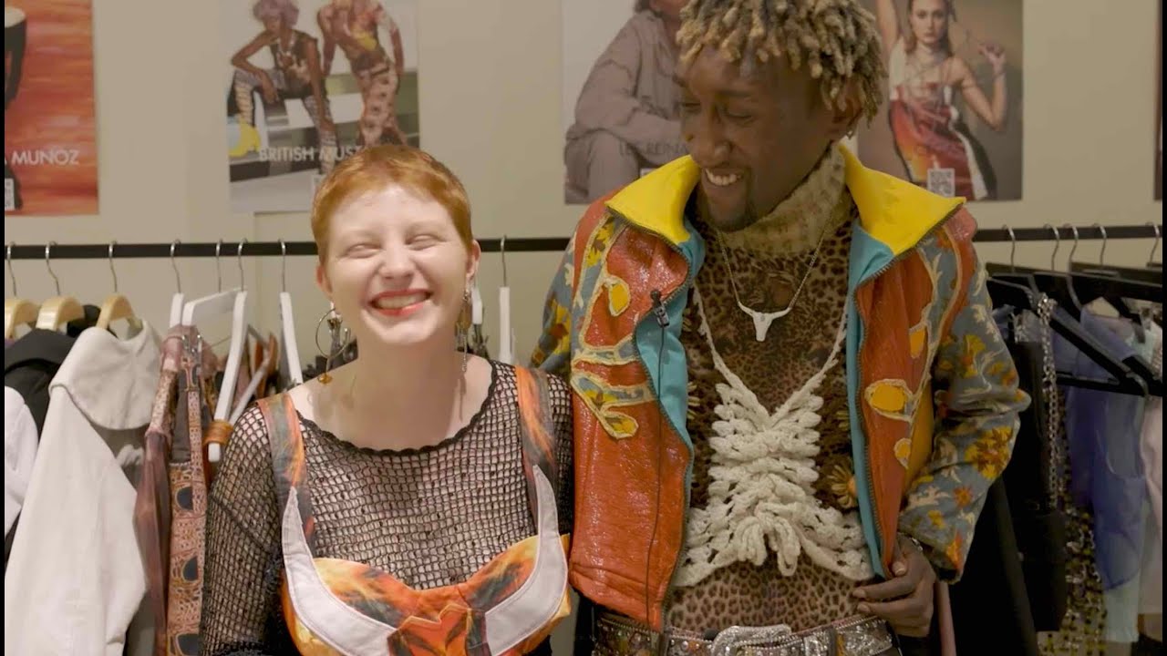 British Mustard interview @ LFW SS22