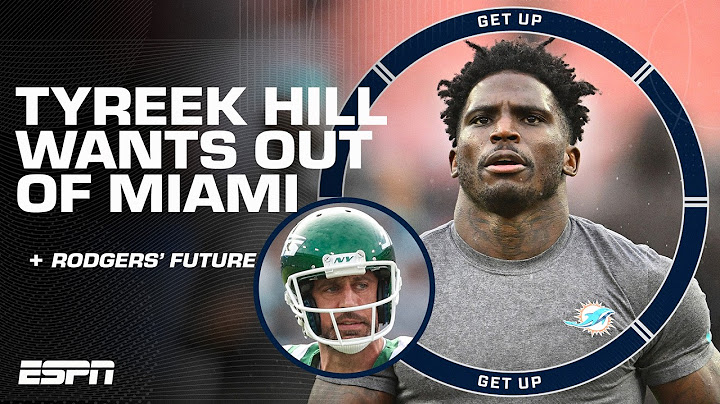 Tyreek Hill says HE'S OUT OF MIAMI after Dolphins miss playoffs 😳 + Aaron Rodgers' future 👀 | Get Up